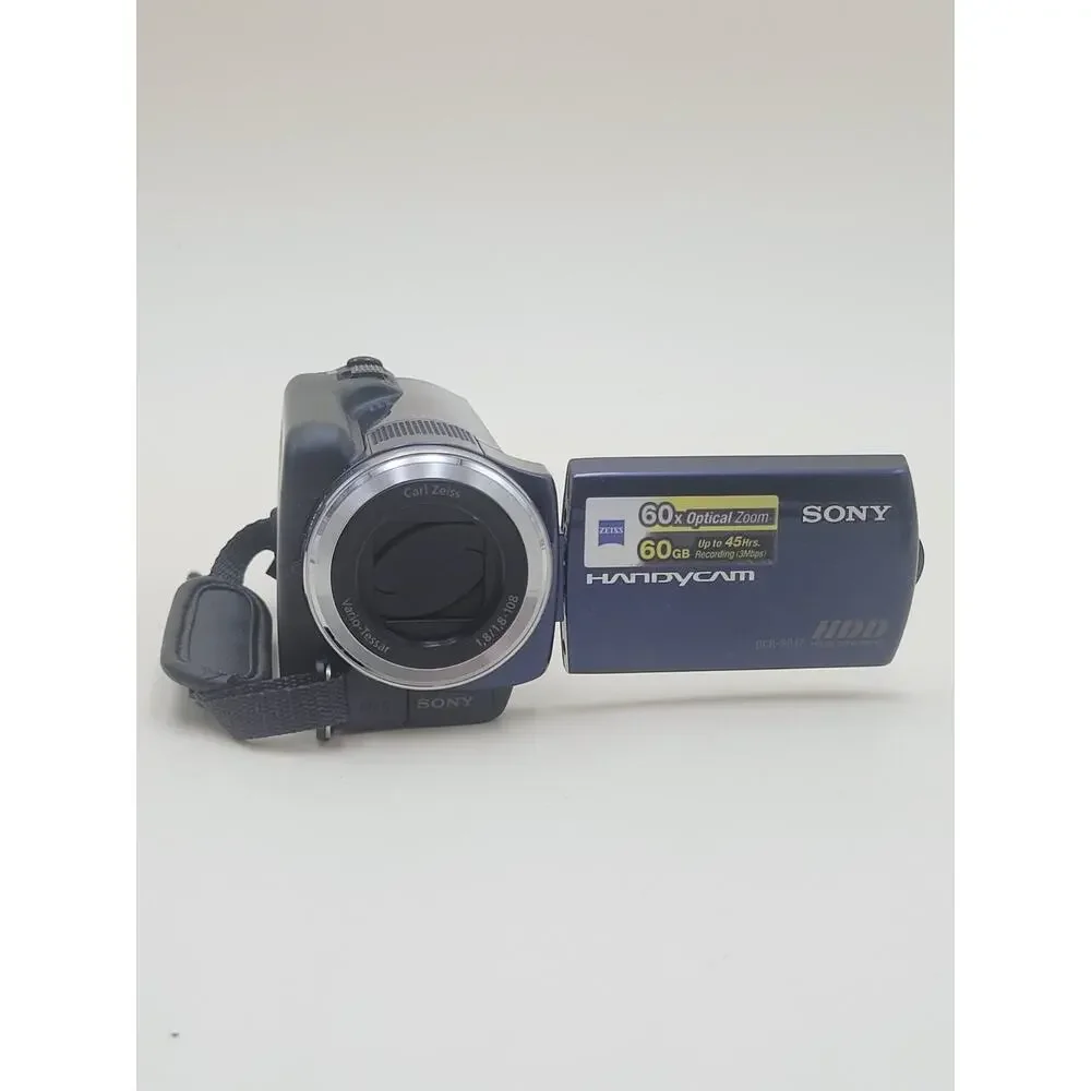 BLUE Sony Handycam DCR-SR47 60GB Video Digital Camcorder W/ Batteries AC Adapter